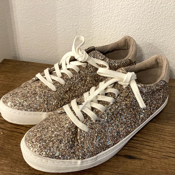 old navy glitter sneakers